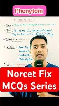 Phenytoin (Dilantin) | Mechanism of Action, Uses, Side Effects & Pharmacology Explained #shorts