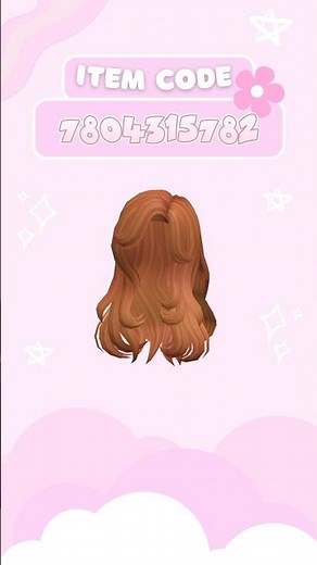 Roblox Ginger Hair Codes | Berry Avenue Bloxburg Brookhaven #roblox #robloxedit #yt #shorts #youtube