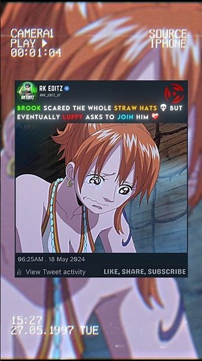 LUFFY ASKS BROOK TO JOINS HIS CREW 🔥🤣