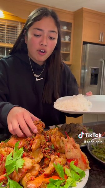 Delicious Fried Lobster and Steak Cubes Dinner Recipe