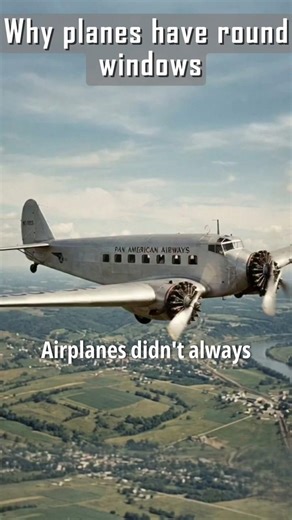 why planes have round windows (it saves lives) #aviation #safety