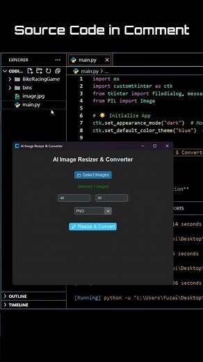🔥 Resize & Convert Images in 1 Click! AI-Powered Image Tool ⚡ #ImageEditing #AI #FuzzuTech