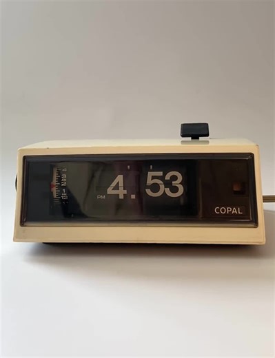 1970s Copal Flip Clock: Retro Space-age Mid-century Decor - Etsy
