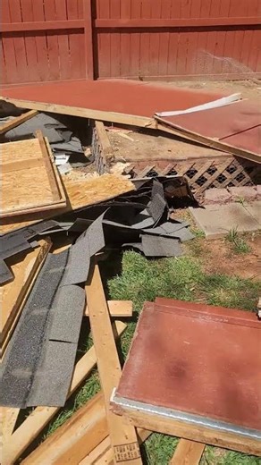 Shed Demo Almost Done | Safe Tear Down