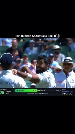 Bumrah At Australia Soil ☠️🗿| #shorts #trending #viral