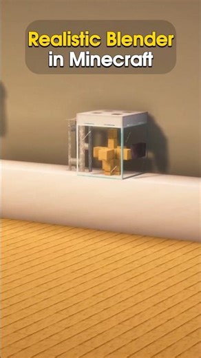 Realistic Blender 🔥 in Minecraft 😄 #shorts #minecraft