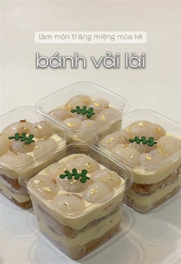 Cách Làm Bánh Vải Thiều Thanh Mát