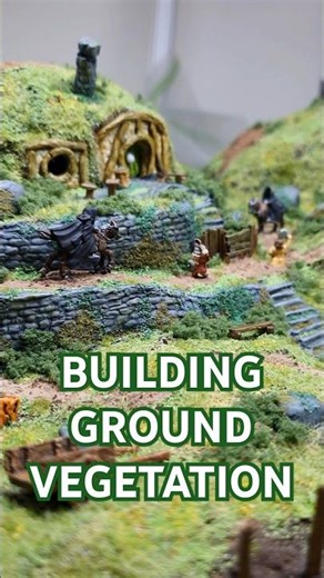 Ground Vegetation For Tabletop Terrain And Diorama, Lord Of The Rings Style