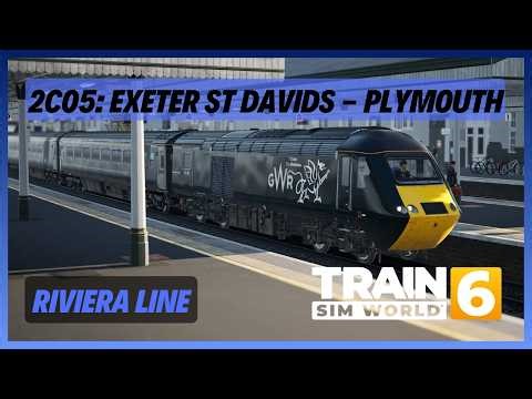 TSW6 | 2C05: Exeter St Davids - Plymouth | GWR Class 43 HST 'The Welshman' | Riviera Line | AWS DSD