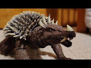 Godzilla Stop Motion Part 1: Anguirus Vs Mecha-King Ghidorah