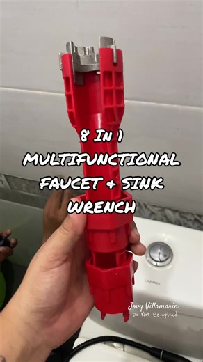 8-in-1 Flume Wrench Set for Faucet and Sink Repairs