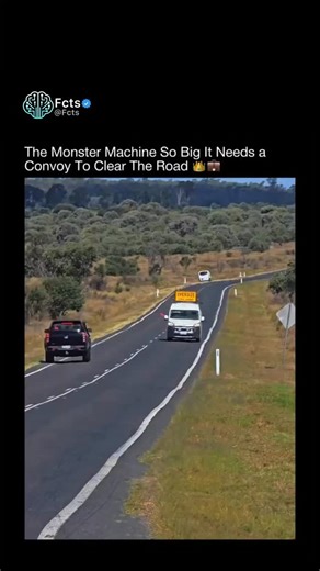 Facts & News 🧠 on Instagram: "Follow (us) @fcts for quick, accurate, and fascinating facts everyday 🧠 An industrial giant wider than the road itself. Escorted by pilot cars, escorted like royalty of steel. When machines outgrow highways, the world makes way. 📩 Video: DM for Credit/Removal #OversizeLoad #MegaMachines #ConvoyTransport #EngineeringGiants #PowerInMotion"