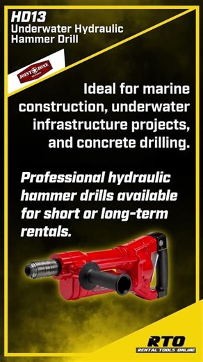 HD13 | SDS Max Hydraulic Hammer Drill | Joint Zone Equipment