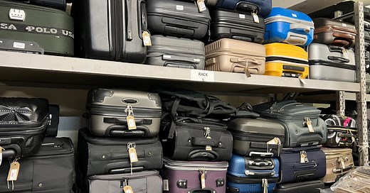 Lost luggage auctions