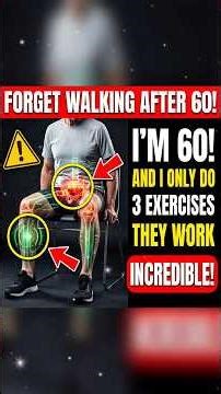Men Over 60: Do These 3 Exercises Daily to Prevent Falls#seniorhealth #healthyaging #over60health