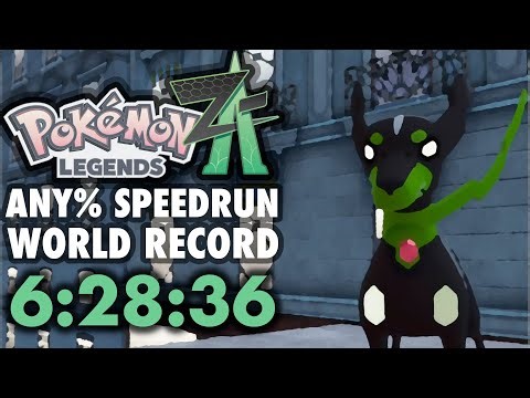 Pokémon Legends: Z-A Any% Speedrun in 6:28:36