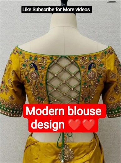 Modern blouse design 🎊🎊❤️#blouse #blousedesign