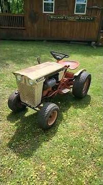 1965 J.I. Case model 130 garden tractor #oldtractors #oldiron #oldengines