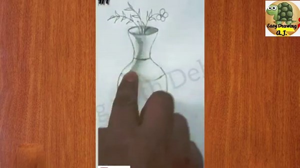 How to Draw a Beautiful Flower Pot | Easy Flower Pot Drawing for Kids & Beginners