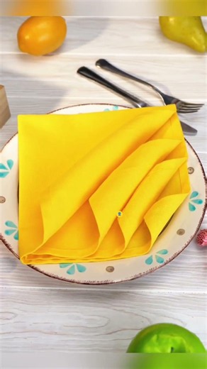 😳 🍽️ 5 Amazing Napkin Folding Ideas! 🤯 #shorts #tabledecor #viral