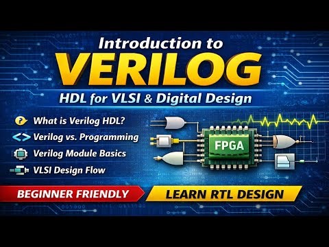 Introduction to Verilog | Basics of HDL for VLSI & Digital Design