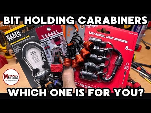 Carabiner Bit Holders - Klein / Milwaukee / Vessel / Railer / Amazon