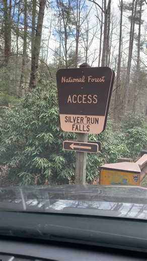 Silver Run Falls #northcarolina #cashiersnc #waterfall #nantahalanationalforest