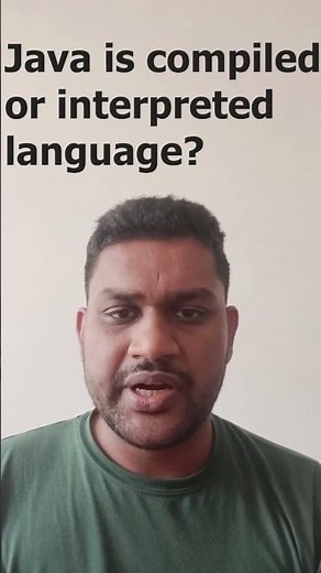 Java is compiled or interpreted language? #javaprogramming