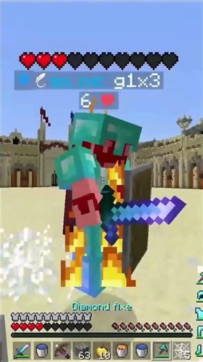 “you are sooo ezz” … then this happened 💀 #minecraft #pvp #relatable