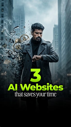 P Valavan on Instagram: "Stop Wasting Time ❌ Use These 3 AI Sites ! Time is your Most Valuable Asset. In this video, I share 3 powerful AI websites that help you work faster, think smarter, and save hours every week — whether you’re a student, creator, or professional. [ai websites], [ai tools tamil], [productivity ai], [time saving tools], [ai for creators], [ai for students], [smart work], [workflow automation], [daily ai tools] #AIToolsTamil #ProductivityHacks #SmartWork #AIWebsites #ᴛʀᴇɴᴅɪɴɢ