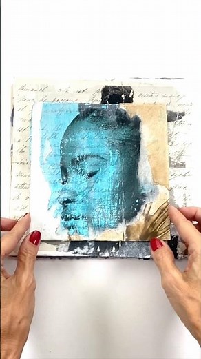 Learn to create these magazine image transfers, perfect for collages & mixed-media work!