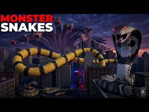 How Big Can Snakes Get? | Monster Snakes Size Comparison