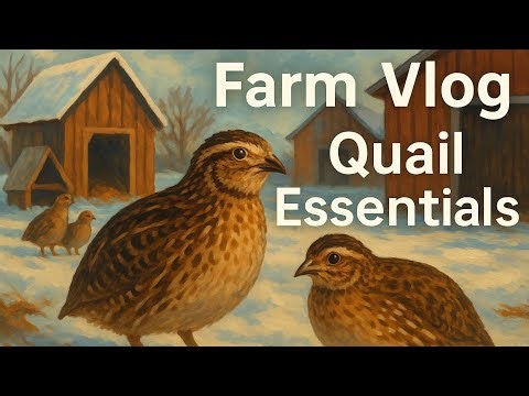 Farm Vlog – Surviving the Freakishly Cold Morning & Why Homesteaders Love Quail
