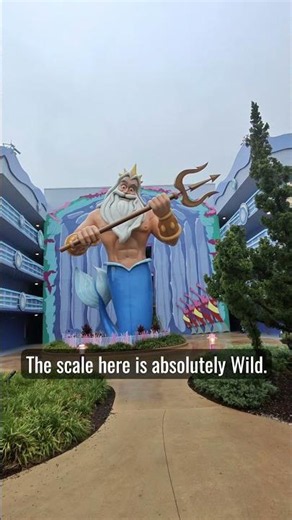 Exploring the art of animation resort at Disney world.