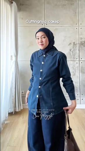 Kemeja Denim Wanita #shopeevidio #shopeehaul #ootd #kemejadenim #kemejawanita #kemejamurah