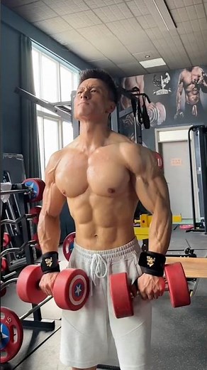 Arm Workout with Dumbbells 💪 | Build Bigger Arms Fast! #armworkout #biceps #triceps #fitness #shorts