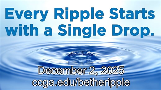 One small splash can make a big difference. 💧 Your support provides scholarships, mentorship, and wellness resources: http://bit.ly/4gGNxNN #BeTheRipple #MarinerDayofGiving #CoastalGeorgia #CCGA | College of Coastal Georgia