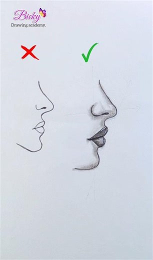 How to draw side face ✨ #shorts #drawing #facedrawing #art