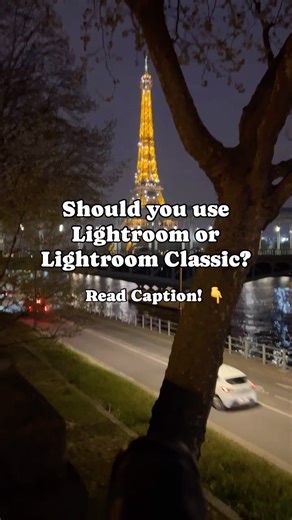 HERE 👇 Lightroom Classic vs Lightroom 1. I recommend using Lightroom Classic because the file management is much better than Lightroom. Because there’s no cloud storage and everything is Local and easy to find, it’s easier to get around 2. Lightroom classic works with 3rd party plugins like Luminar that I use a lot and that’s not the case for Lightroom #lightroom #lightroomclassic #adobe | photoserge.com