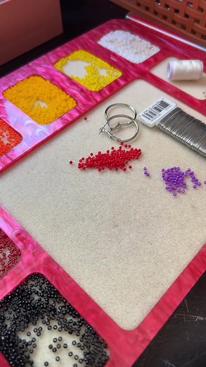 Wire wrapped hoops Size 1”.. #valsbeautifulbeadwork #love #nativetiktoks #nativeamerican #nativeamericantiktok #fyp #nativetiktok #indigenous #everyone #beadedearrings #beadwork #beadworktiktok #diy #viral #xyzbca #wirewrappedjewelry