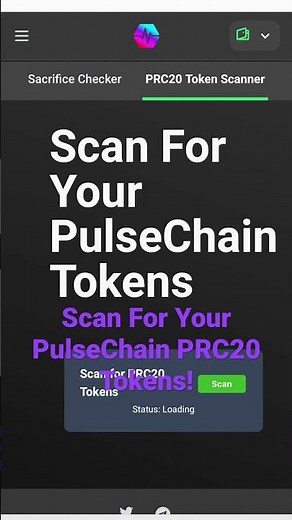 PulseChain PRC20 Token Scanner! Check Your ERC20s! #pulsechain #hex #cryptocurrency