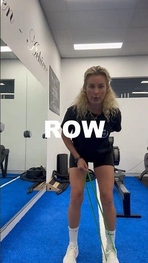 The PERFECT Resistance Band Row!