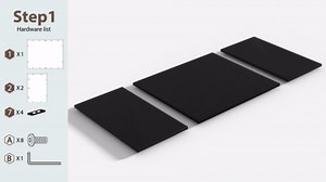 LVB Long Rustic Computer Desk, Industrial Large Wood Metal Office Desk, Modern Pc Study Gaming Writing Table for Two Person, Workstation Executive Desk for Home Bedroom Living Room, Dark Gray, 70 Inch