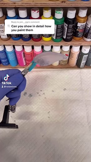 How to Paint an Old Fishing Lure | Custom Lure Painting Tutorial