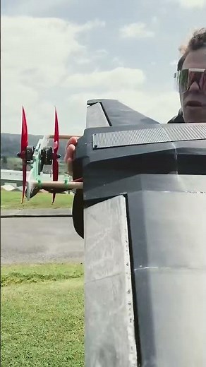 Coaxial motors and inverted rudder #rcplane #flight #3dprintedplane #aircraft