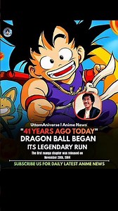 41 Years Ago Today Dragon Ball Manga Began It's Legendary Run!#dragonball#manga#anime