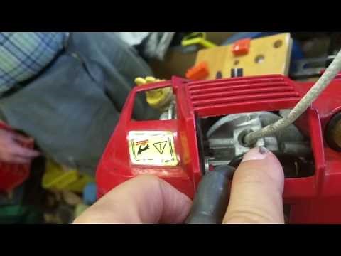 Repairing Craftsman Weedwacker pull-starter.