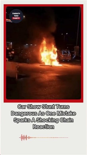 Car Show Moment Goes Wrong Suddenly #CarShow #BreakingNews