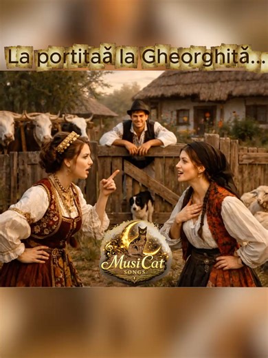 La Gheorghiță la portiță 🎶 Cântec popular de voie bună 🇷🇴#CantecPopular #FolclorRomanesc #MuzicaPopulara #Romania #JocPopular #MusicatSongs