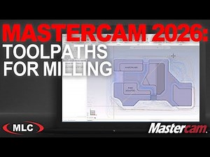 Mastercam 2026 | Updates To OptiRough & Area Roughing Toolpaths for Milling